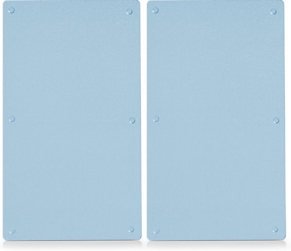 Zeller 2-tlg. Schneideplatten Herdabdeckplatten Silikonfüße