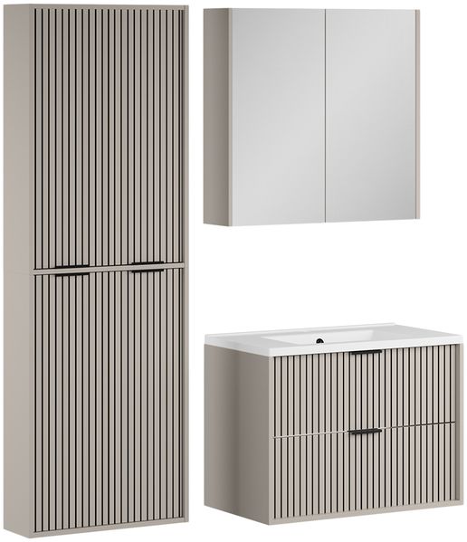 Badmöbel-Set Ruford Cashmere 4 Teile Vicco