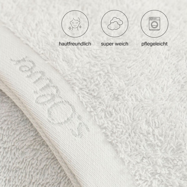 s.Oliver Handtuch, Walkfrottier (1-St), besonders weich und saugfähig, Creme, 30x50 cm Bild 2