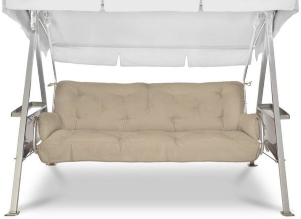 Beautissu Hollywoodschaukel Auflagenset Flair HS Natur
