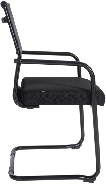 CLP Besucherstuhl Denny Stoff,schwarz Bild 4