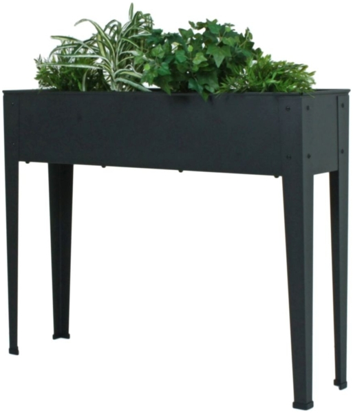 Hochbeet BEDELIA aus Metall in Anthrazit von GardenPleasure
