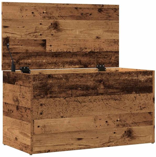 vidaXL Aufbewahrungstruhe Altholz-Optik 84x42x46 cm Holzwerkstoff 856568 Bild 7