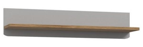 FORTE Surfinio Wandpaneel, Holzwerkstoff, Grau/Braun, 110 x 22,8 x 21,9 cm