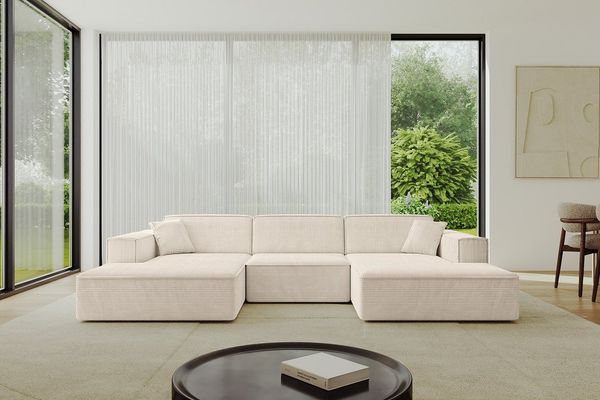ALTDECOR Wohnlandschaft IREA-U1-v4, Sofa Praktische Bequeme Funktionsecke Couch U-Form Eckcouch, Corner Sofa U-Form Vielseitige Sofa Wohnlandschaft Wohnzimmer