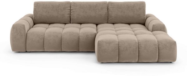 OTTO home Ecksofa AZITA L-Form, 270 cm - OTTO. Verlässliche Qualität, wahlweise als Schlafsofa m. Bettkasten, Bubble-Optik