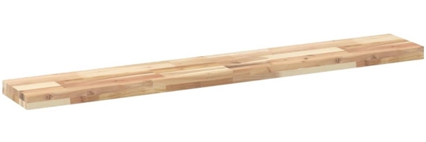 vidaXL Schweberegal 160x20x4 cm Massivholz Akazie Unbehandelt 3279439