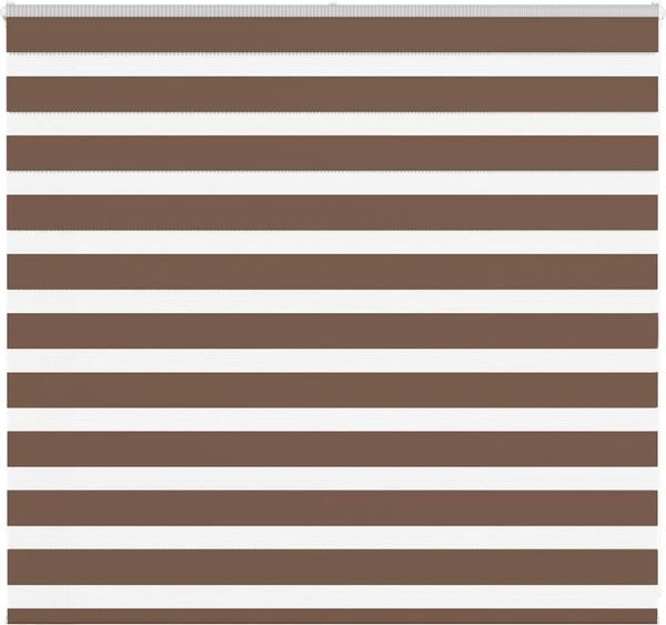 Doppelrollo Duo-Rollo Braun 165x100 cm Stoffbreite 160,9 cm Polyester