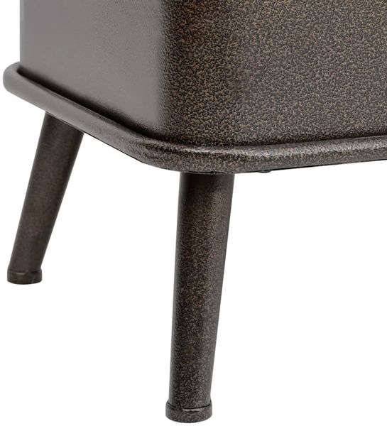 vidaXL Sitzbank mit Stauraum und Rückenlehne 110cm Schwarz Kunstleder 339297 Bild 8