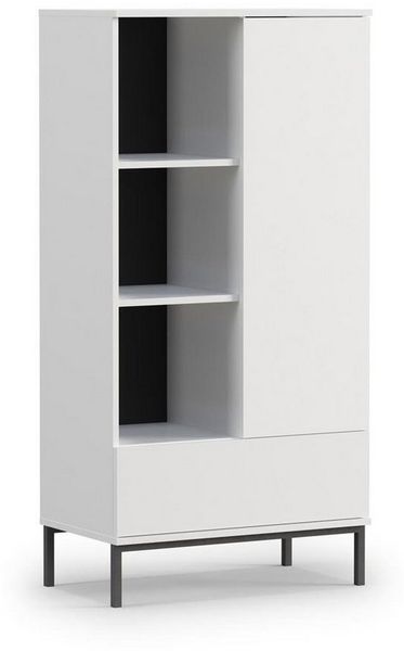 Beautysofa Regal Querty, im modernes Stil, mit Schublade und Tür, mit Einlegeböden