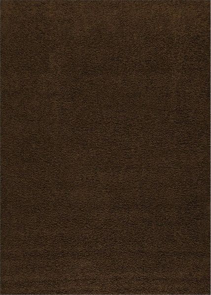 Vimoda Hochflor-Läufer Teppich Shaggy Wohnzimmer Hochflor Braun, Rechteckig, Höhe: 30 mm, Läufer Shaggy Langflor im 30mm
