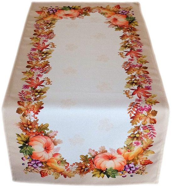 texpot Tischdecke Tischläufer Druck Herbstfrüchte (1-tlg)