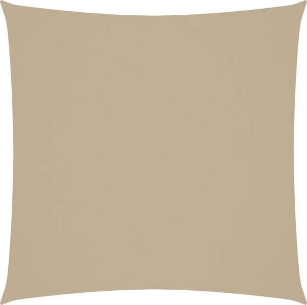 vidaXL Sonnensegel Oxford-Gewebe Quadratisch 3x3 m Beige 135137