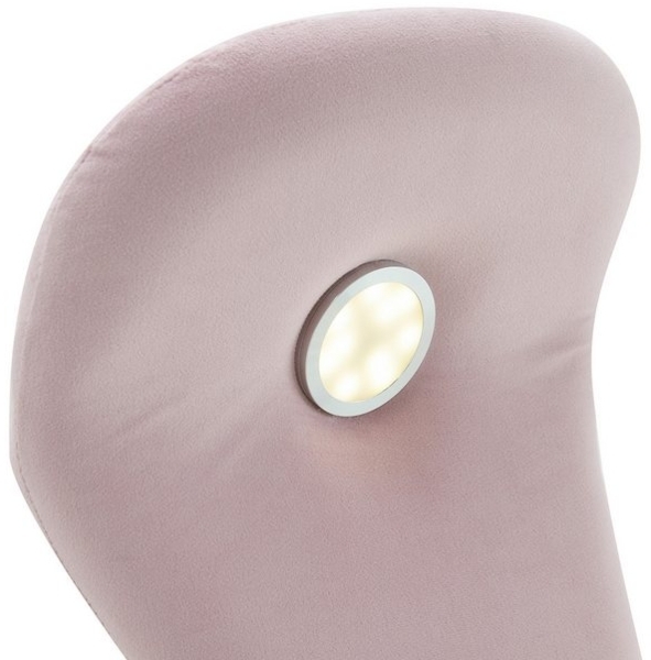 MC Star Polsterbett Doppelbett, hydraulisches Bett Hasenohren mit einstellbarer (Hasenohren mit einstellbarer Helligkeit warmfarbenen Lichtstreifen, Stauraum unter dem Bett, zwei Aufbewahrungshockern) Bild 4