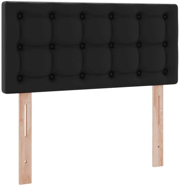 vidaXL Aufbewahrungsbett mit Matratze Schwarz 100 x 200 cm Kunstleder 3370381 Bild 7