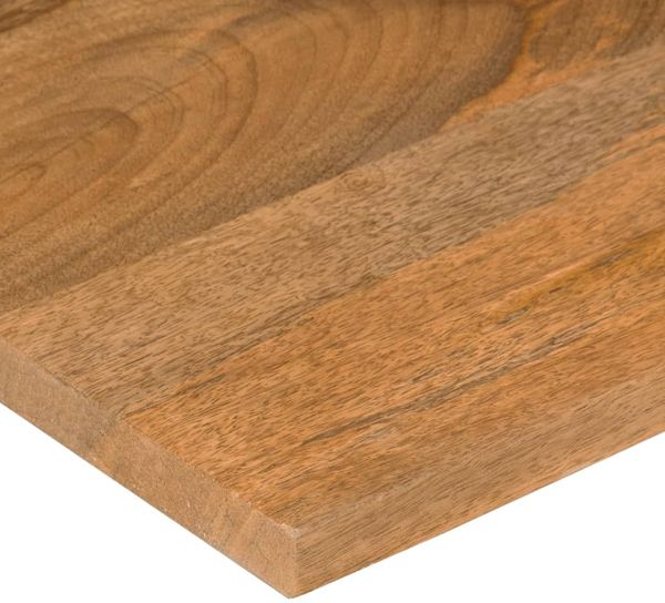 vidaXL Schreibtischplatte mit Aussparung 140x60x2,5cm Massivholz Mango 370219 Bild 6