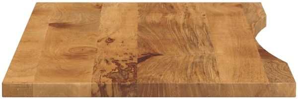 vidaXL Schreibtischplatte mit Aussparung 140x60x2,5cm Massivholz Mango 370219 Bild 4