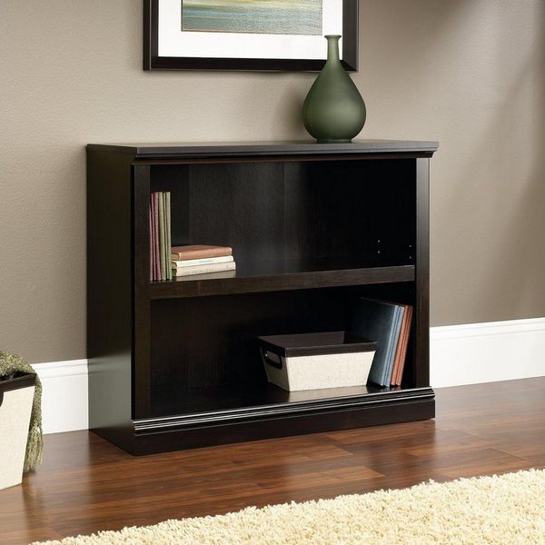GarveeMore Bücherregal Zweistufiges Bücherregal Bücherregal 80X29.5X80 cm Holzregal
