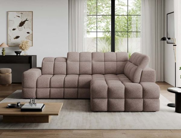 Ecksofa Bronon mit Schlaffunktion und Bettkasten | Eltap | Paolli