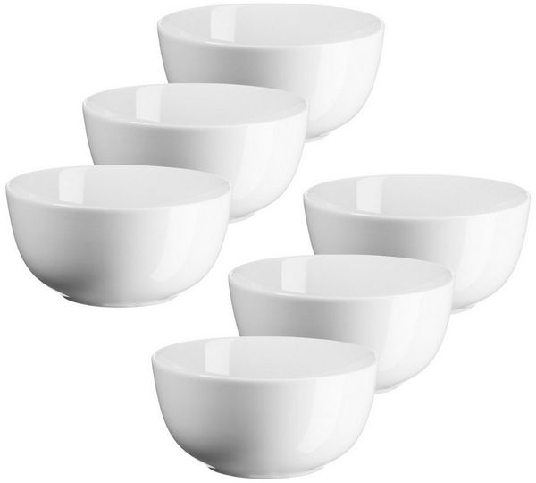 MÄSER Müslischüssel BARCA, Schüssel Set, Porzellan, Porzellan, (4-tlg)