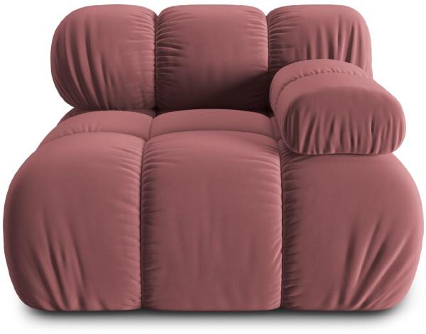 Micadoni Eckmodul Bellis Rechts Samtstoff Riviera Rosa