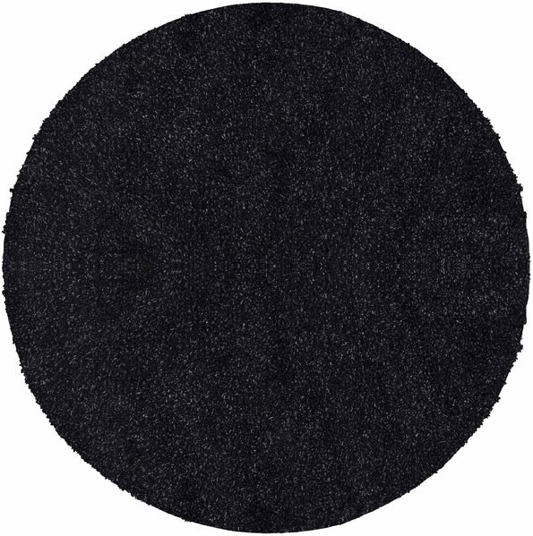 Carpetsale24 Shaggy Hochflor Teppich 80 cm Rund Anthrazit weich flauschig modern einfarbig Für Eingangsbereich oder kleine Nischen für Wohnzimmer Schlafzimmer Flur
