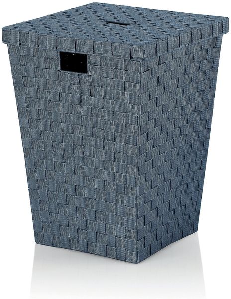 kela Wäschesammler ALVARO rauchblau BHT 40x40x52 cm blau Wäschekorb Wäschebox Wäschetruhe