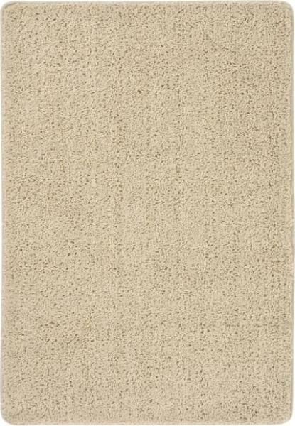 vidaXL Shaggy-Teppich Creme 120x170 cm Rutschfest 340388