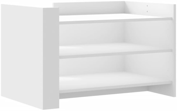 vidaXL Couchtisch Weiß 80x50x50 cm Holzwerkstoff 848339