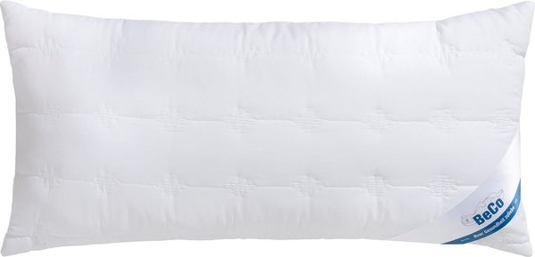 Beco Microfaserkissen Kopfkissen Medibett Cotton Soft, in 40x80 oder 80x80 cm, Füllung: Faserbällchen, Bezug: Polyester & Baumwolle, Ideal für Allergiker geeignet (Hausstauballergiker)