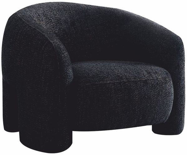 Casa Padrino Luxus Wohnzimmer & Hotel Sessel Schwarz 100 cm - Luxus Möbel