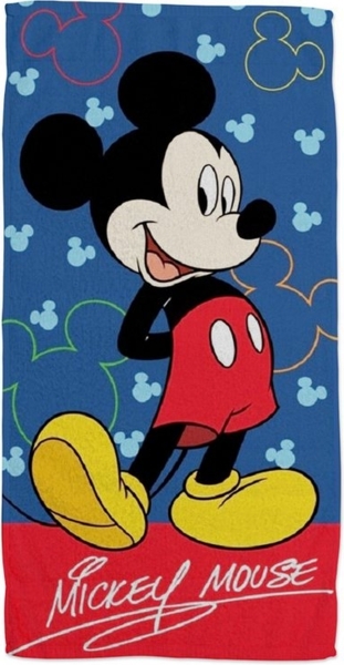 Disney Mickey Mouse Kinder Badehandtuch – Weiches & saugstarkes Strandtuch 70x140 cm