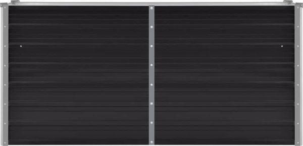 vidaXL Garten-Hochbeet Anthrazit 160 x 40 x 77 cm Verzinkter Stahl 45730 Bild 3