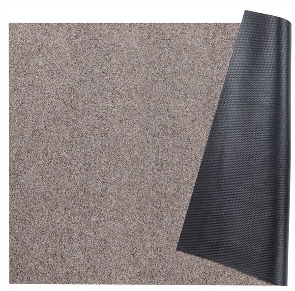 ANRO Läufer Teppichläufer POET Sauberlaufmatte Fußmatte Teppich Läufer, eckig, Höhe: 5 mm, Bodenläufer 100x80cm Meliert Hellbraun Breite 80cm