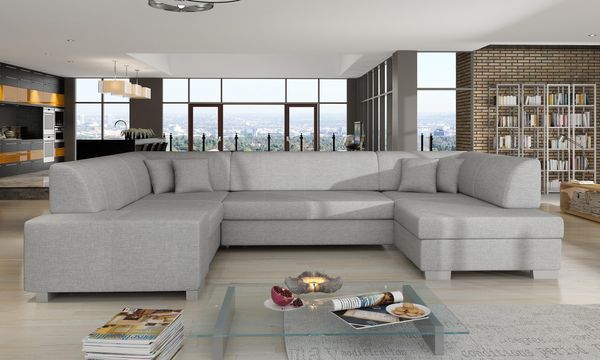 Wohnideebilder Havana Grau Ecksofas & Eckcouches Hv44