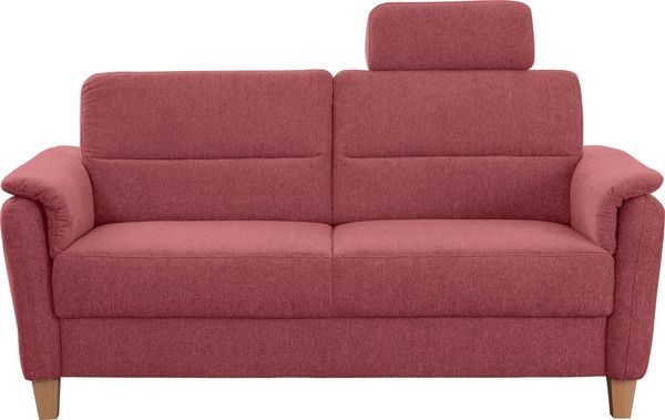 Home affaire 2,5-Sitzer Palmera, Federkern-Polsterung, Steckvorrichtung für 2 Kopfstützen (optional)