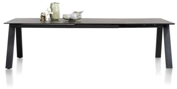 STANFORD Esstisch grau Keramik auf Glas 170cm x 100cm x 77cm