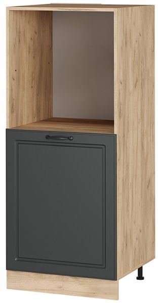 Herdumbauschrank R-Line Anthrazit Landhaus 60 cm Vicco