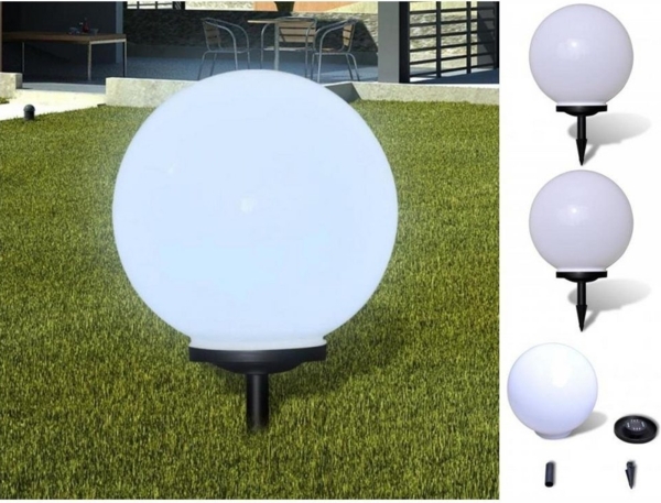 vidaXL Wegeleuchte LED 40 cm mit Erdspieß 40866