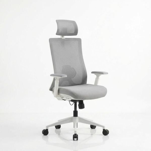 VALKENSTOL M3 PRO GRAU Bürostuhl ergonomisch - 5 Jahre Garantie - Schreibtischstuhl tiefenverstellbare Sitzfläche - 3D Armlehnen - extra bequem