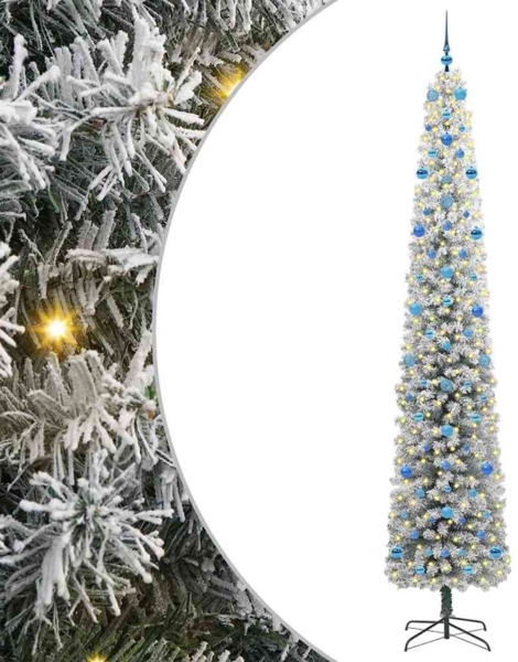 vidaXL Künstlicher Weihnachtsbaum mit 300 LEDs mit Ständer Grün 270 cm 3395060