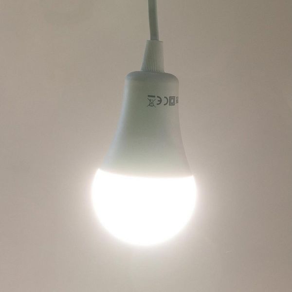 Baustellen-Leuchte A60 mit 15cm Kabel 12W, 1130lm, 4000K neutrralweiß