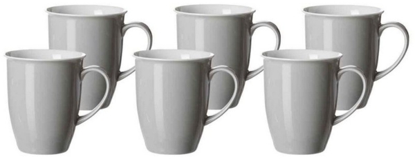 Ritzenhoff & Breker DOPPIO Kaffeebecher 320 ml grau 6er Set