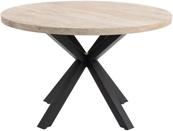 Duo Collection Esstisch Damira Tisch rund BESTSELLER, Massives Metallgestell, Belastbarkeit bis 100 kg