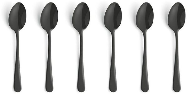 Amefa AUSTIN Mocca-/Espressolöffel Set 6-teilig PVD schwarz mattiert