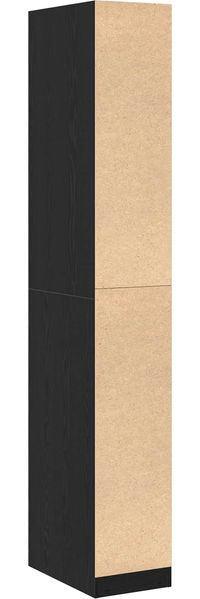 vidaXL Kleiderschrank mit Regal Schwarz Eichen-Optik 30 x 50 x 200 cm 3345117 Bild 5