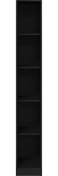 vidaXL Kleiderschrank mit Regal Schwarz Eichen-Optik 30 x 50 x 200 cm 3345117 Bild 3