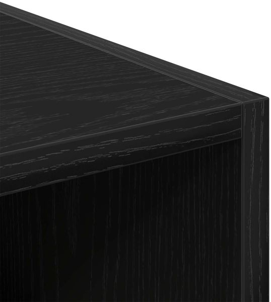 vidaXL Kleiderschrank mit Regal Schwarz Eichen-Optik 30 x 50 x 200 cm 3345117 Bild 6