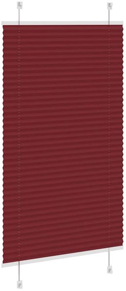vidaXL Plissee Bordeauxrot 75x150 cm Stoffbreite 74,4 cm Polyester 4015240 Bild 4