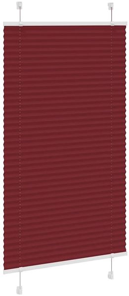 vidaXL Plissee Bordeauxrot 75x150 cm Stoffbreite 74,4 cm Polyester 4015240 Bild 3